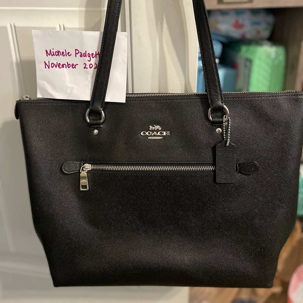 COACH LARGE BLACK TOTE